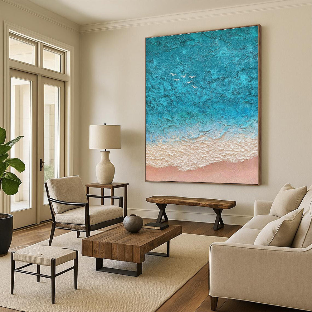 Massive Custom Abstract Paintings for Dining Room Banquet Hall Dance Floor Borders & Office Training Center Floor Markings DLZ0886