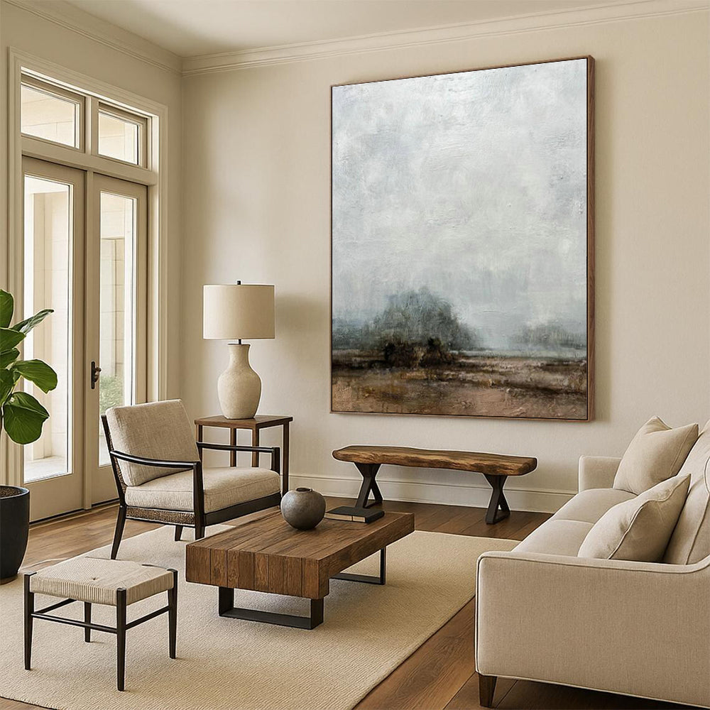 Vast Dimension Custom-Tailored Hand Painted Abstract Wall Decor for Hallway & Entryway DLZ2210