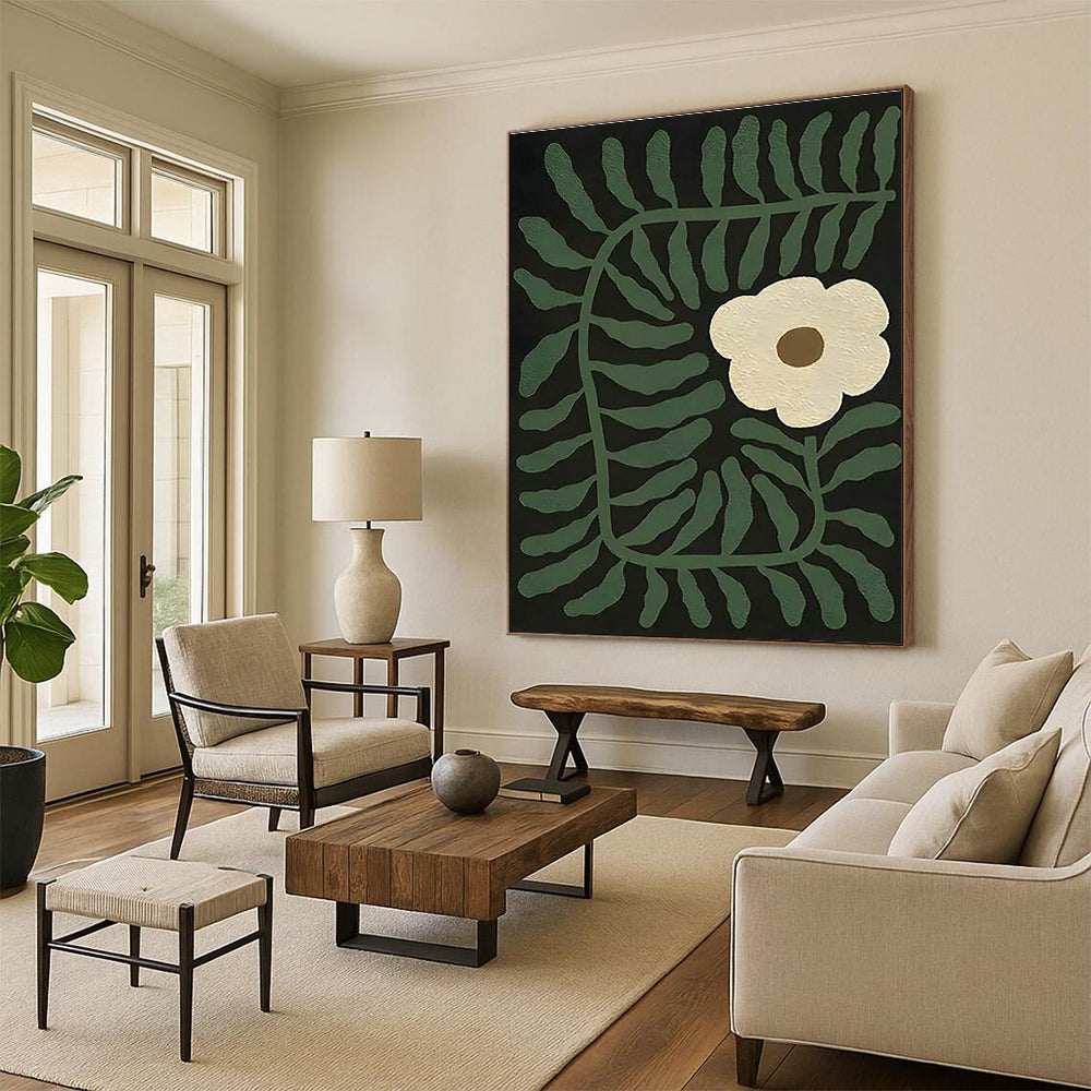Custom - Made Extra Large Abstract Wall Hanging for Dining Room & Entryway DLZ1122