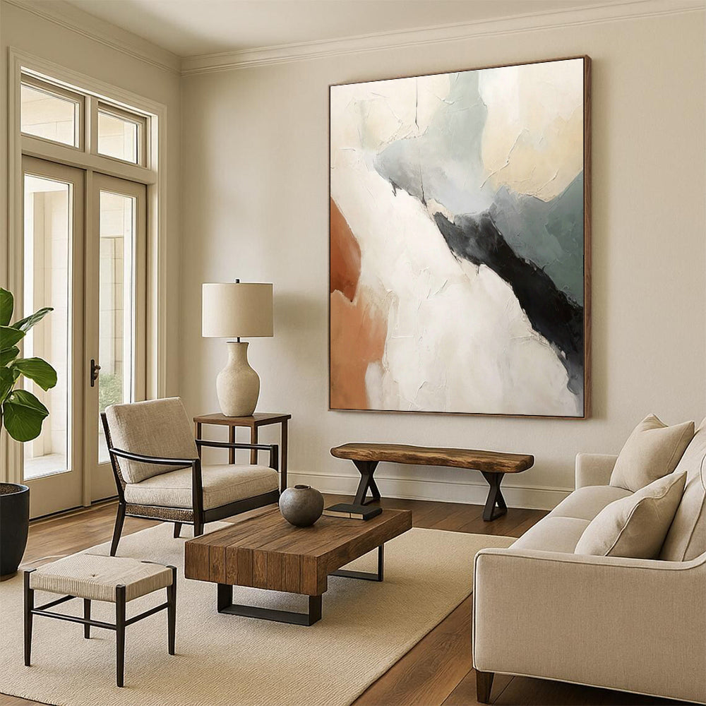 Immense - Depth Custom Abstract Canvases for Bedroom Calm DLZ0438
