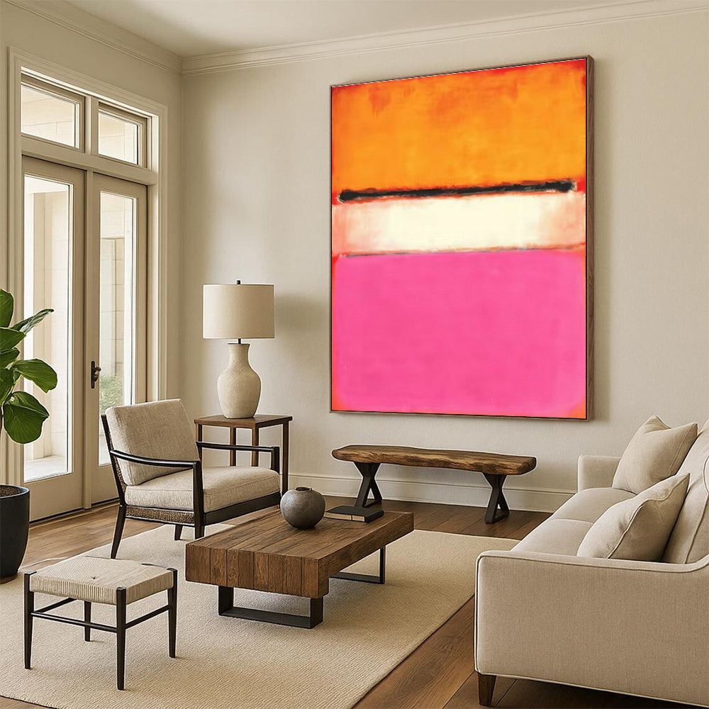 Gigantic Personalized Hand Painted Abstract Artwork for Dining Room & Hallway DLZ2093