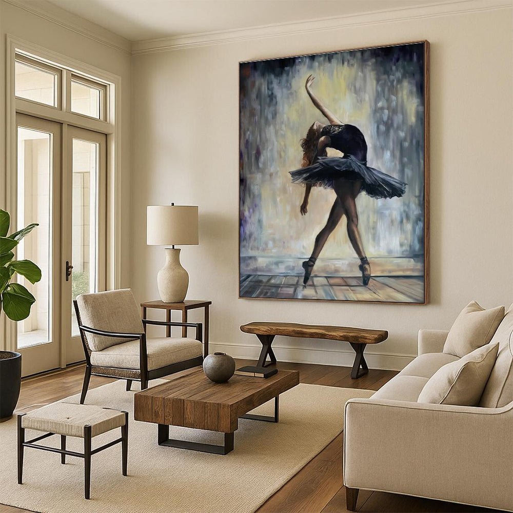 Custom Handmade Abstract Painting for Living Room & Hallway DLZ2328