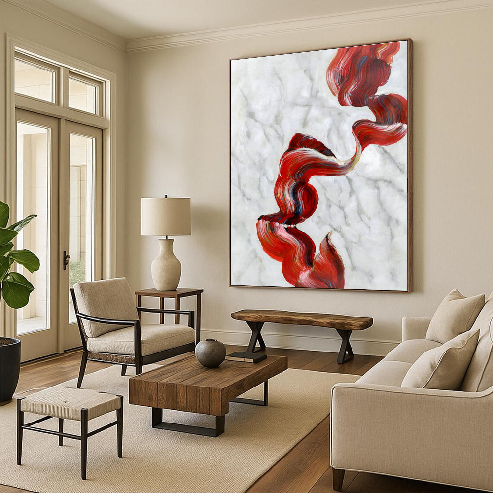 Super - Massive, Mood - Adaptive Custom Abstract Paintings for Dining Room Atmosphere DLZ0485