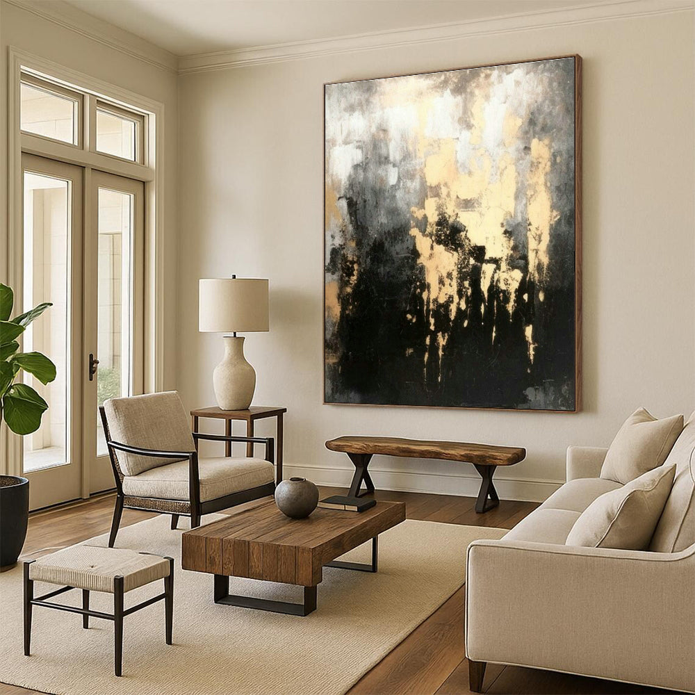 Original Handmade Abstract Painting for Bedroom and Dining Room DLZ1466