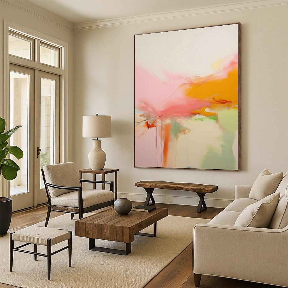 Ginormous Custom-Built Handmade Abstract Painting for Office & Dining Room DLZ2085
