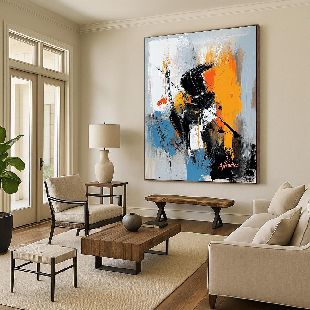Abstract Affection Painting with Bold Strokes GER798
