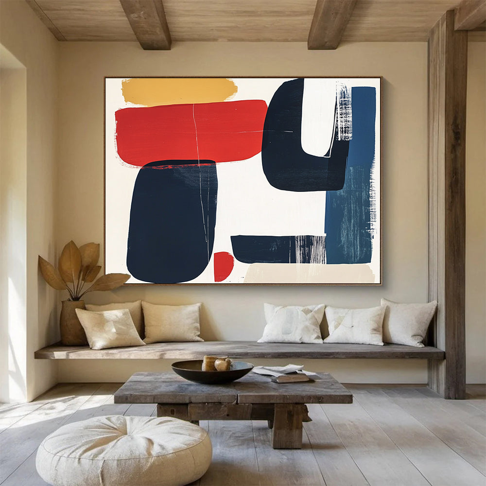 Dynamic Color - Blocked Abstract Painting DYP083