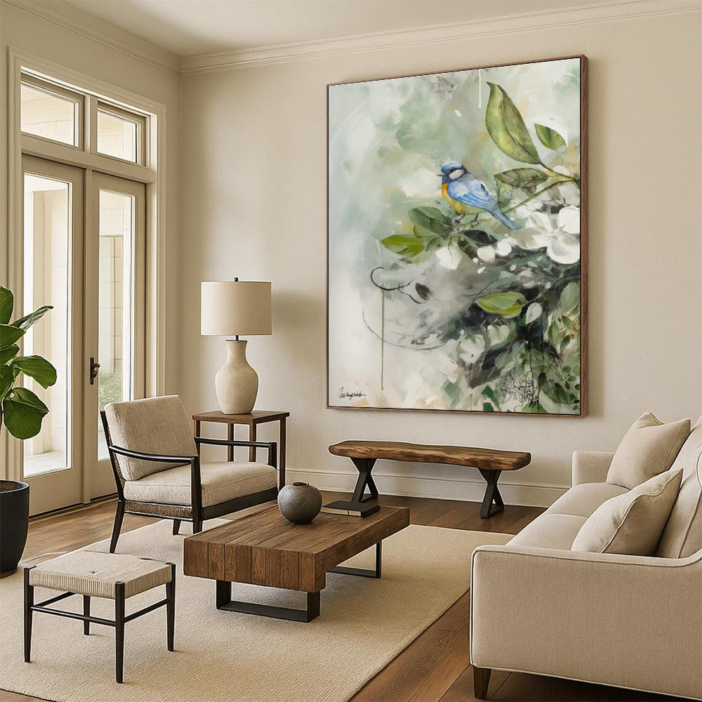Enormous Custom Abstract Wall Art for Entryway & Dining Room DLZ1092
