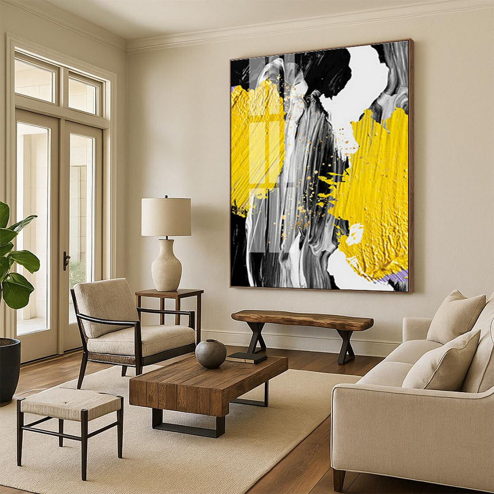 Vast Custom - Sized Hand Painted Abstract Wall Art for Living Room & Bedroom DLZ2226