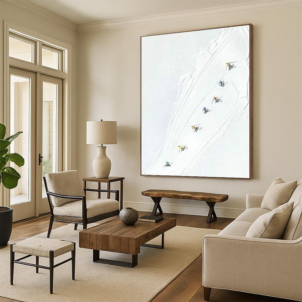 Handmade Abstract Wall Art for Cottage Living Room and Cottage Office DLZ1613