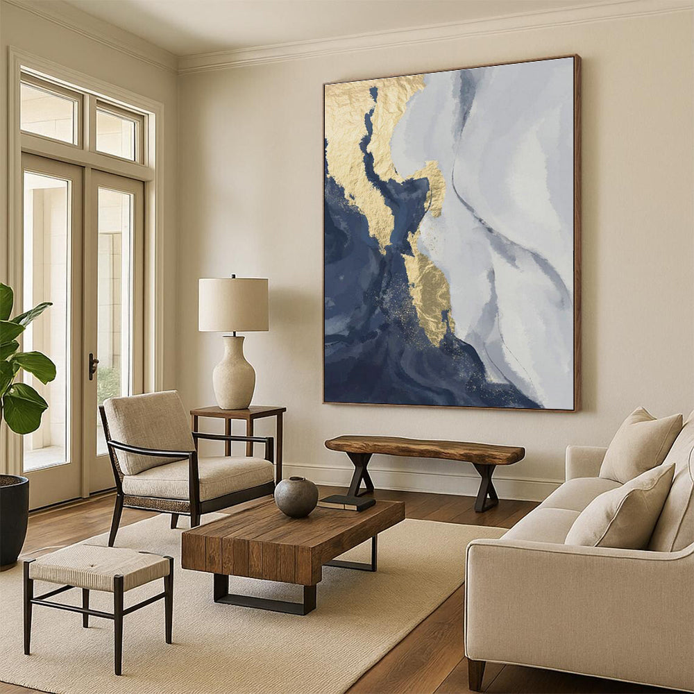 Immense Custom - Fit Handmade Abstract Artwork for Office & Entryway DLZ2214