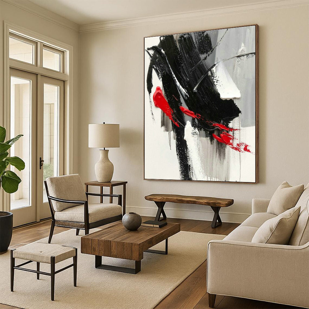 Handmade Abstract Wall Art for Cottage Dining Room & Office DLZ1669