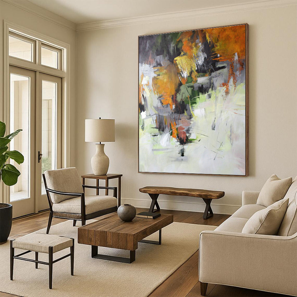 Monumental - Scale Custom Abstract Art for Office Authority DLZ0403