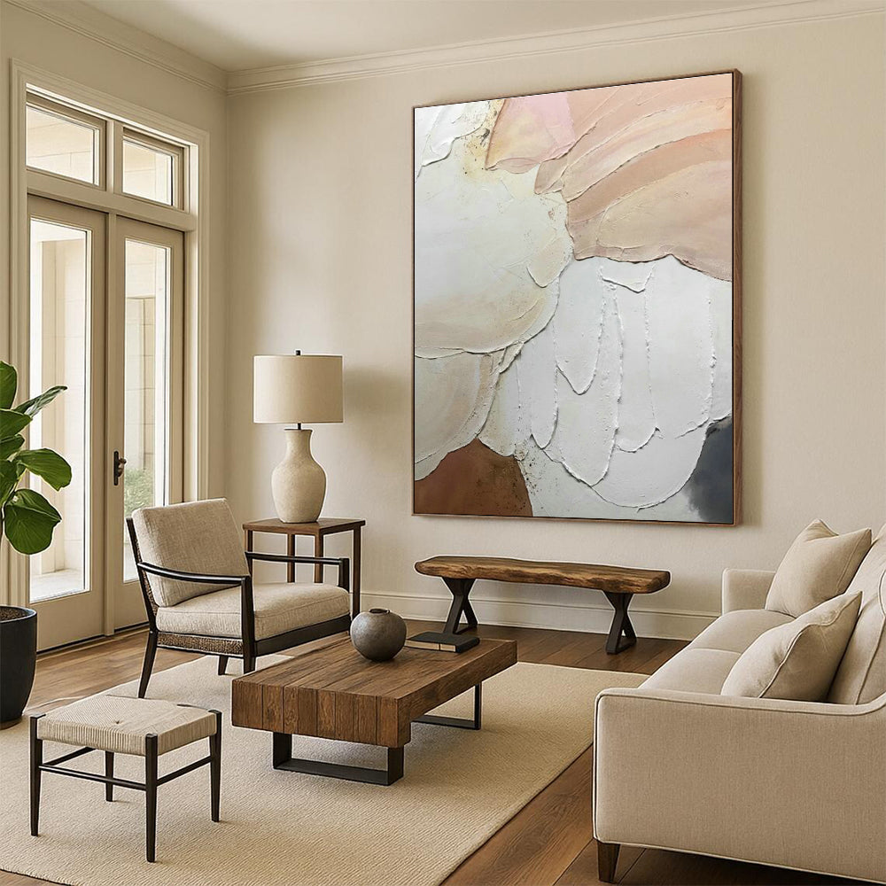 Stupendous Hand - Painted Abstract Art for Dining Room Wine Tasting Areas & Office Breakout Lounges DLZ0615
