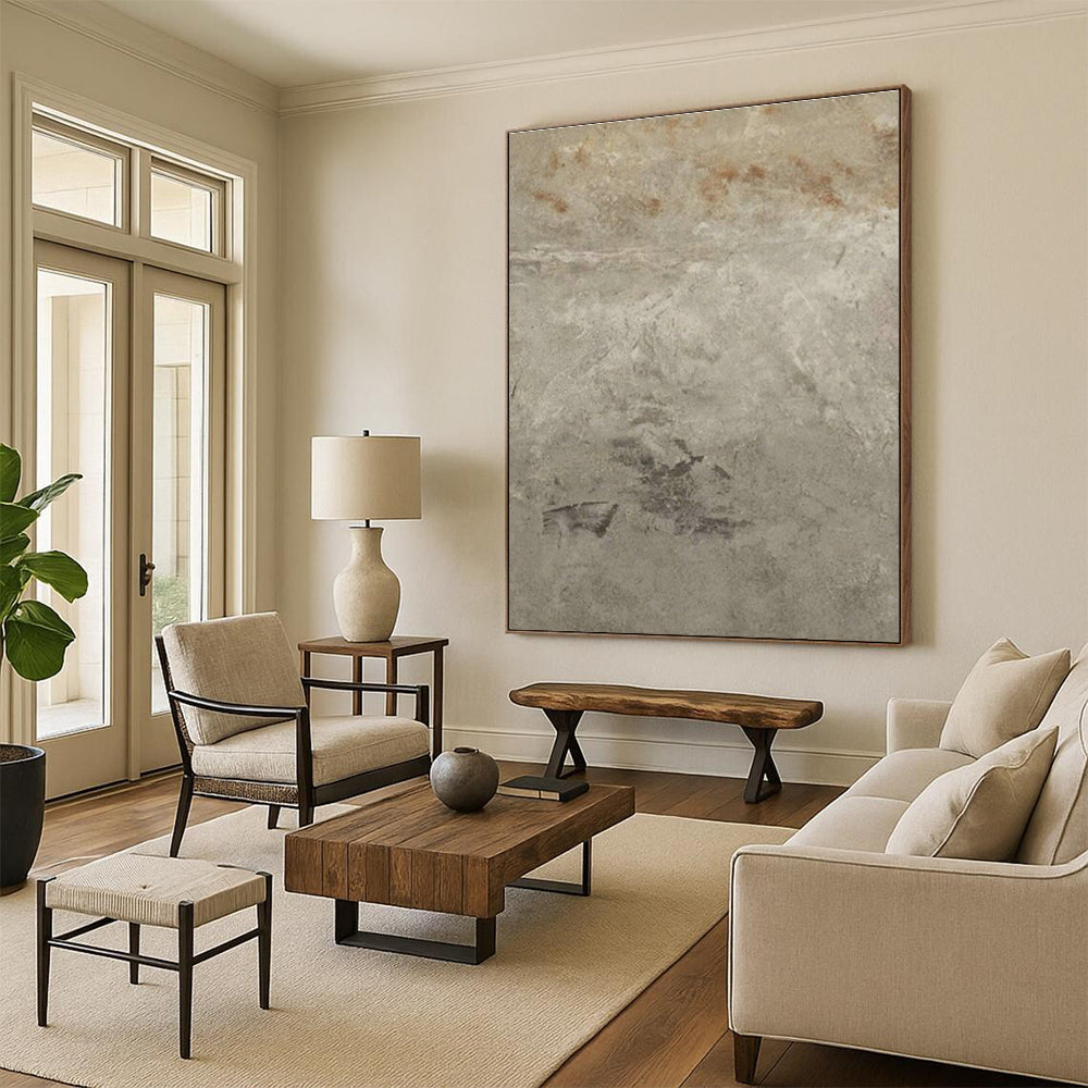 Oversized Modern Abstract Hand-Painted Canvas Painting, Injecting Vitality into Office and Corridor DLZ0967