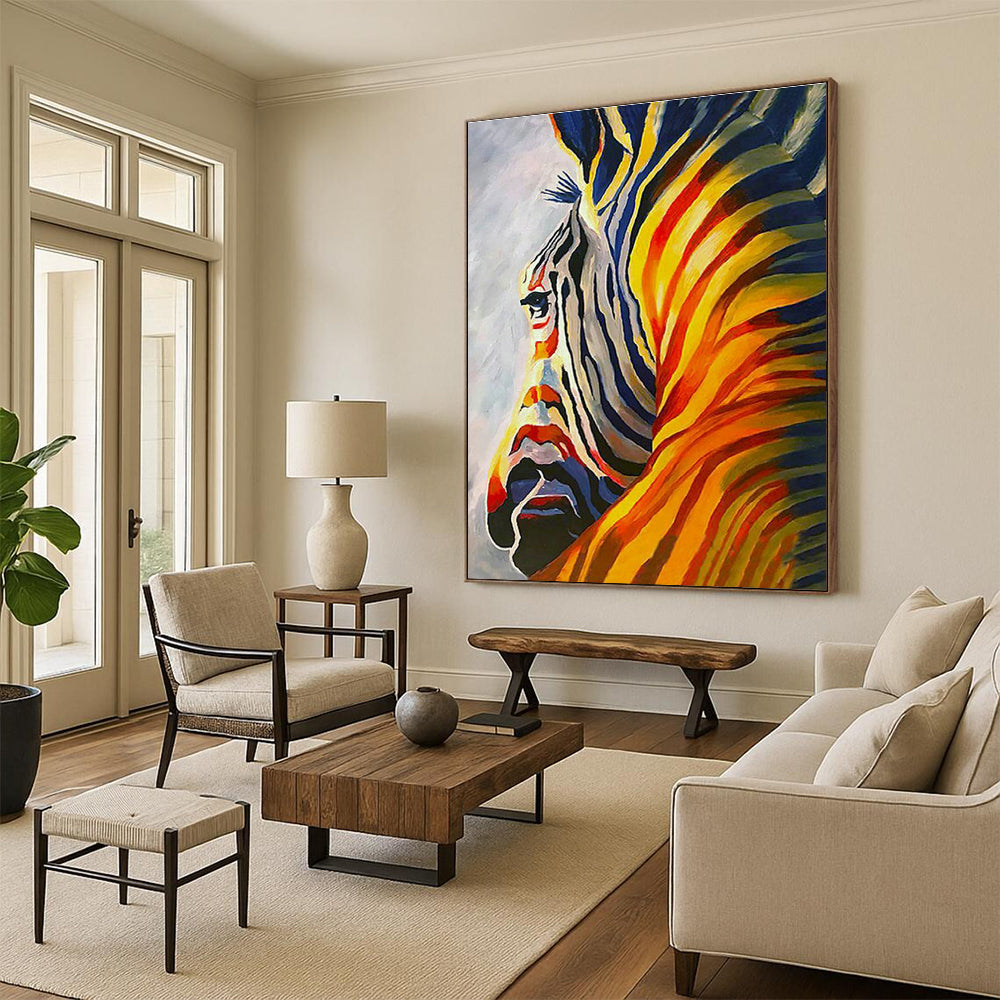 Vast Custom - Conceptualized Hand Painted Abstract Wall Decor for Entryway & Hallway DLZ2128