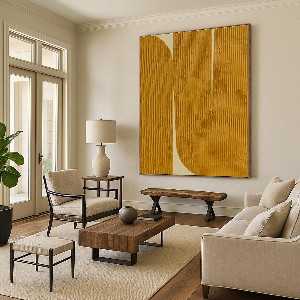 Colossal - Format Custom - Painted Abstract Painting for Bedroom & Dining Room DLZ1251