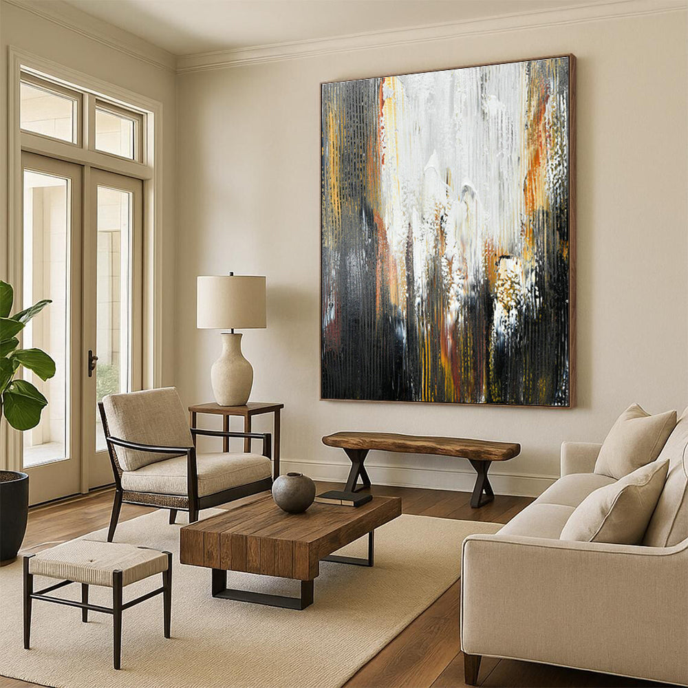 Immense - Proportioned Tailored Abstract Mural for Office & Bedroom DLZ1236