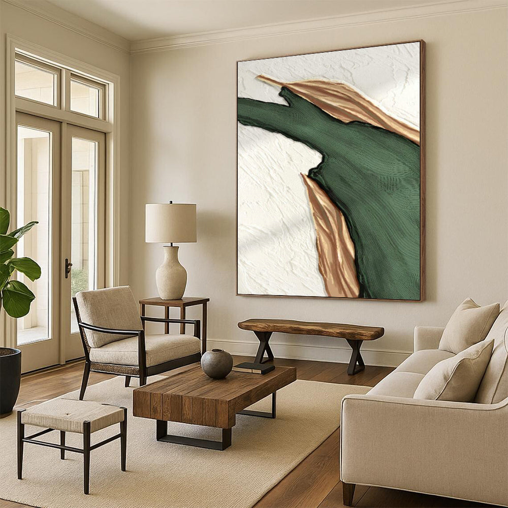 Enormous Magnitude Custom-Formulated Hand Painted Abstract Wall Art for Dining Room & Hallway DLZ2207