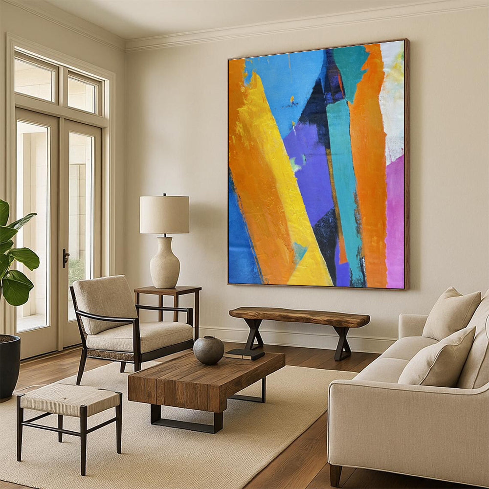 Handmade Large Abstract Wall Decor for Entryway & Dining Room DLZ1350