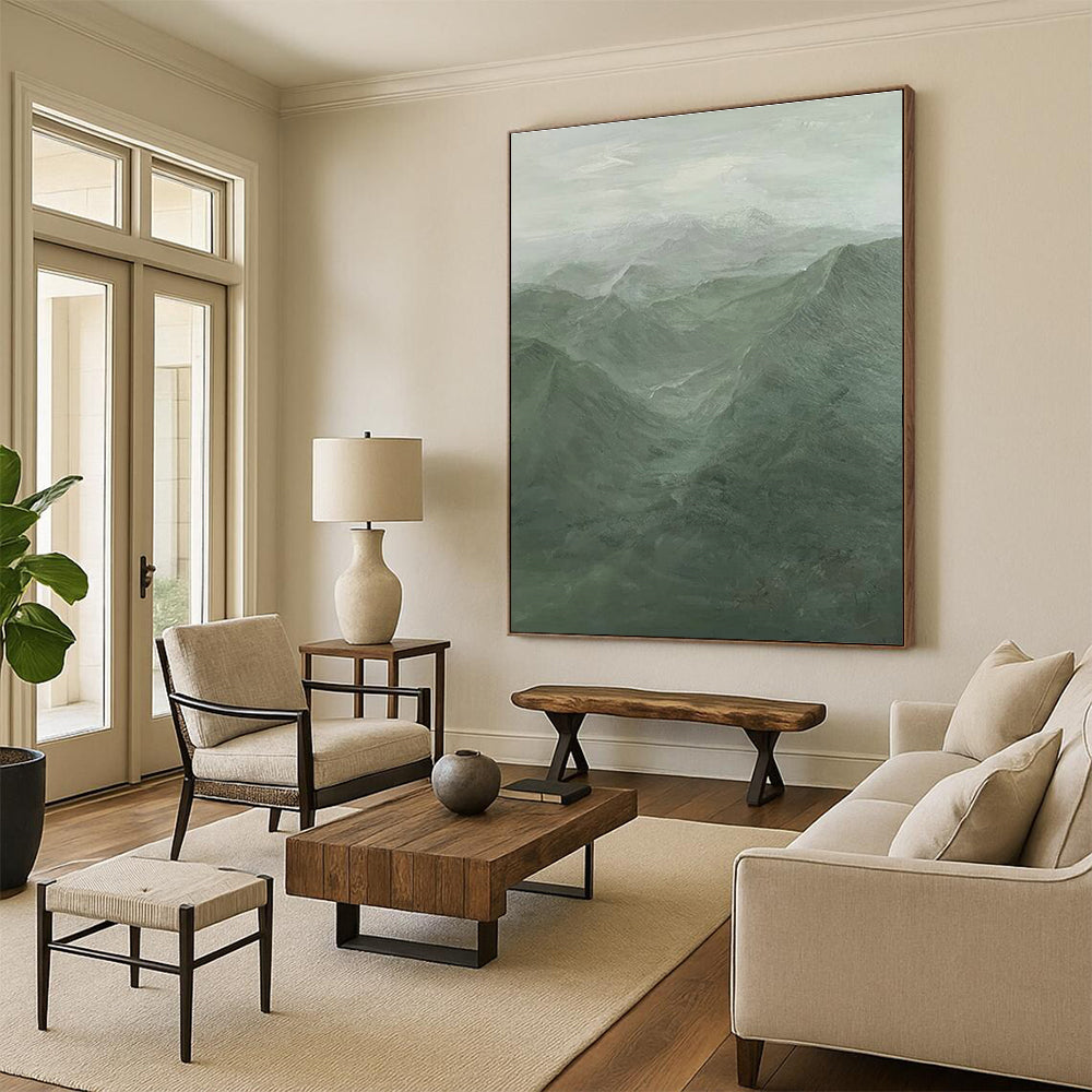 Stupendous Size Custom-Sculpted Handmade Abstract Canvas for Entryway & Cottage DLZ2197