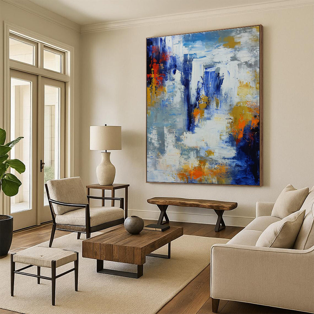 Handmade Grand Abstract Canvas for Bedroom & Living Room DLZ1345