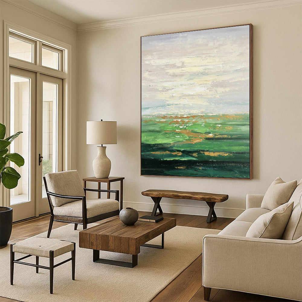 Hand - Painted Oversized Abstract Creation for Hallway & Living Room DLZ1348