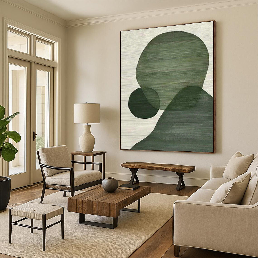 Custom-Sized Handmade Abstract Art for Office & Hallway DLZ1434