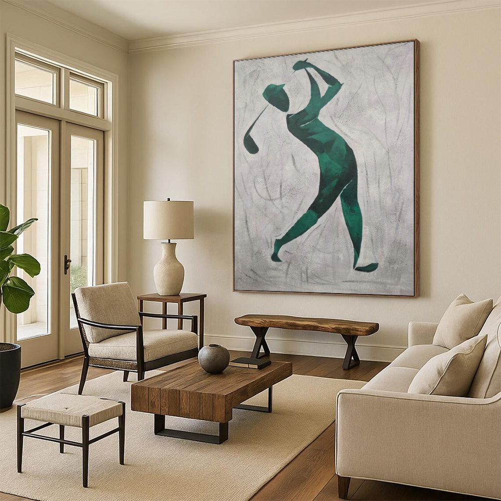 Oversized Custom - Created Abstract Painting for Cottage & Living Room DLZ2261