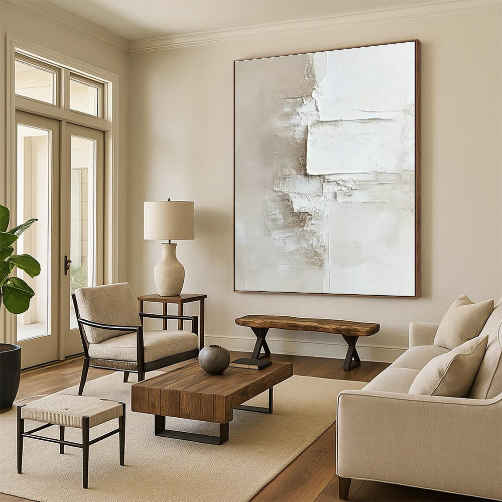 Custom Oversized Hand-Painted Abstract Art for Hallway & Office DLZ0985