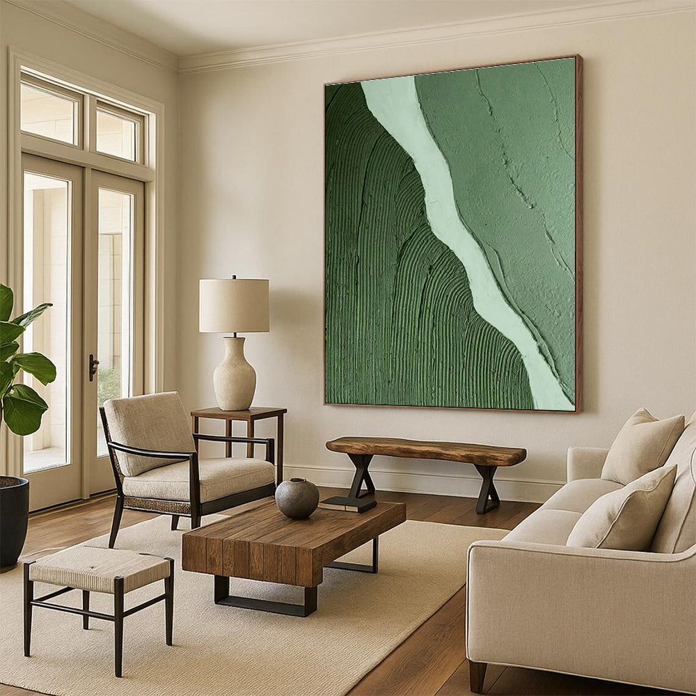 Original Handmade Abstract Painting for Dining Room and Entryway DLZ1495