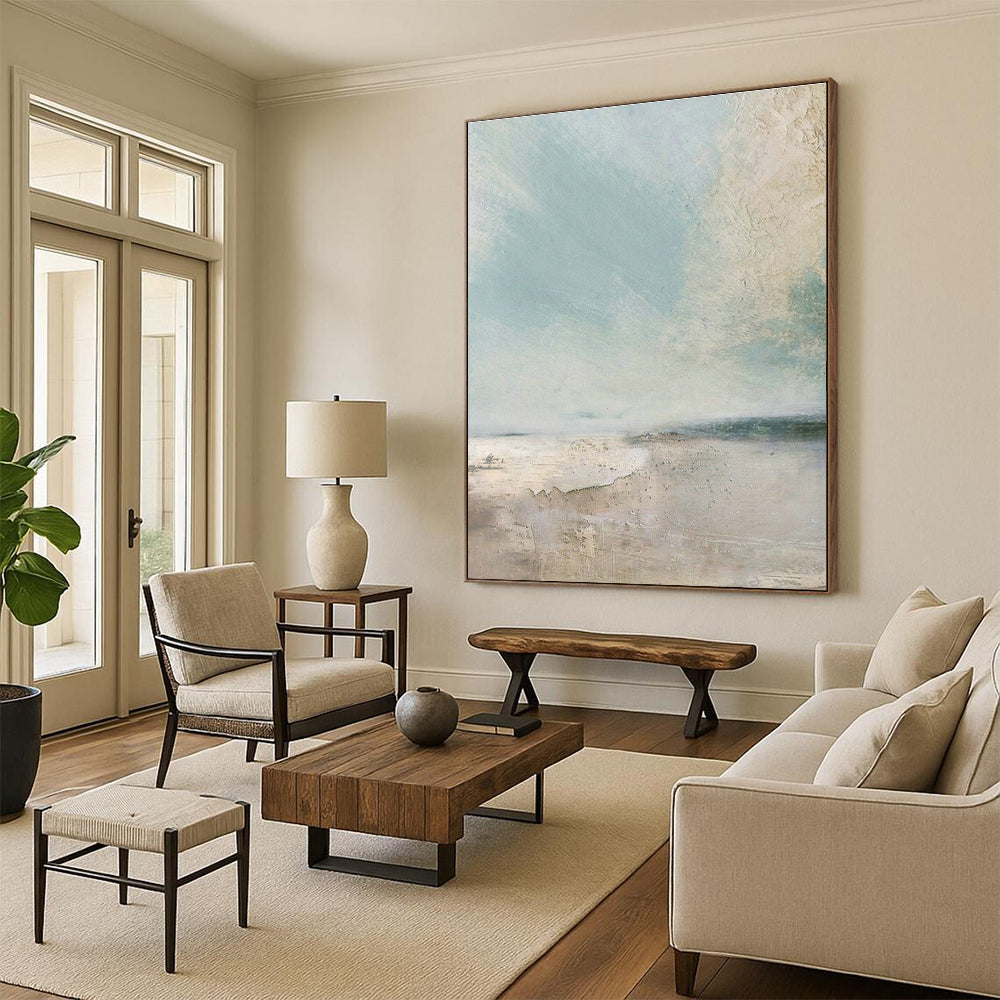 Immense Custom-Created Hand Painted Abstract Artwork for Bedroom & Office DLZ2068
