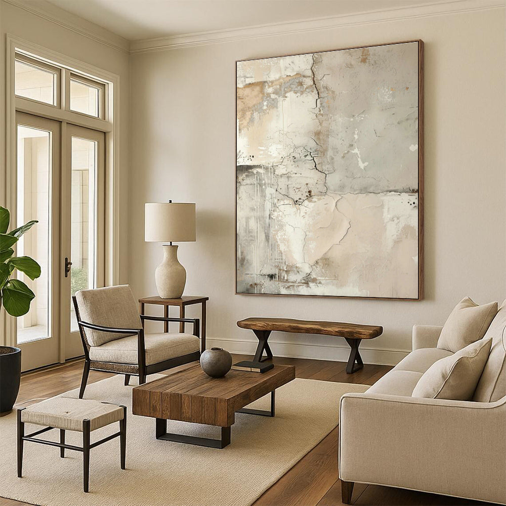 Immense Custom-Made Abstract Wall Decor for Cottage Office & Entryway DLZ1258