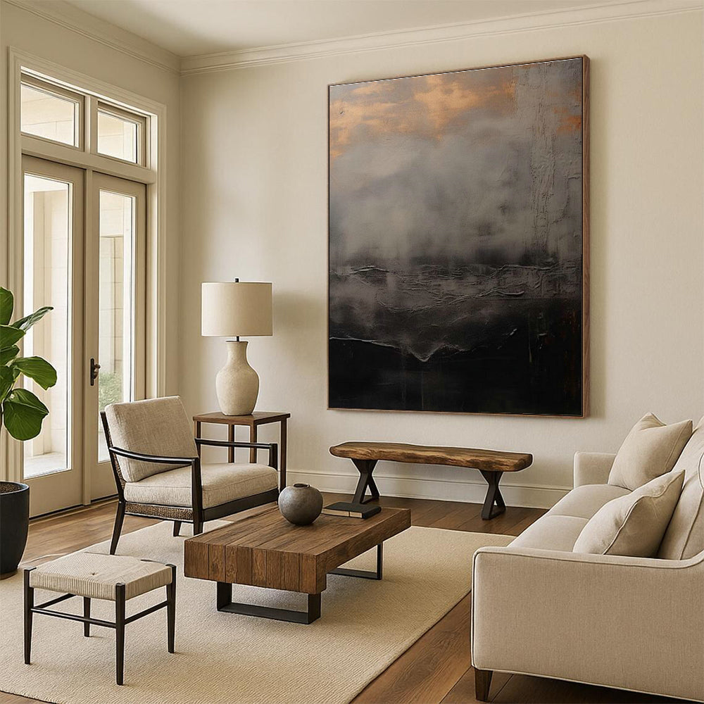 Hand-Painted Abstract Masterpiece for Dining Room & Hallway DLZ2362