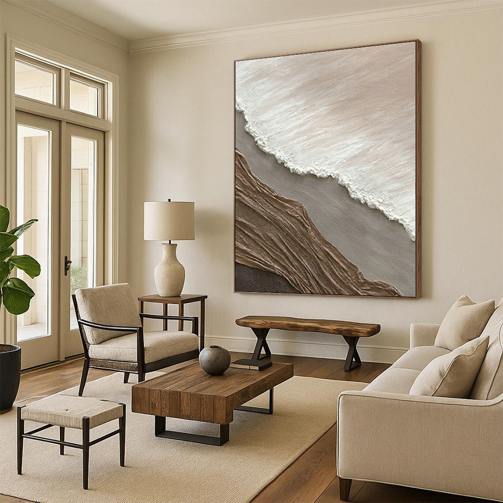 Handmade Abstract Art for Cottage Bedroom and Dining Room DLZ1603