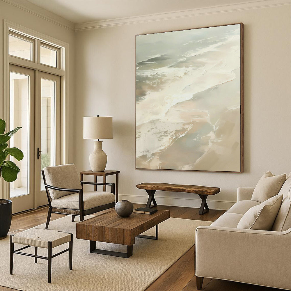 Custom - Designed Hand - Painted Abstract Art for Hallway & Entryway DLZ0658