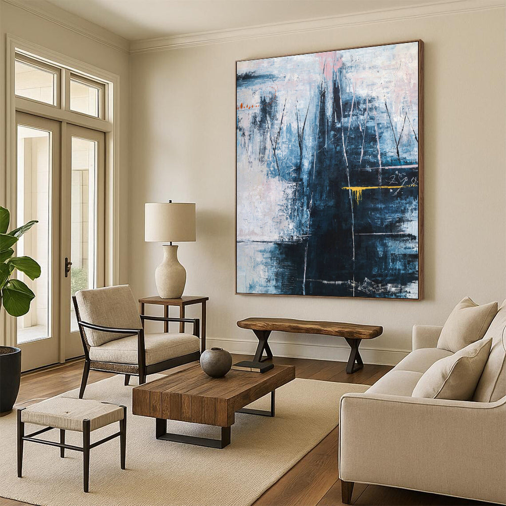 Custom Large Abstract Wall Art for Office & Hallway DLZ1118