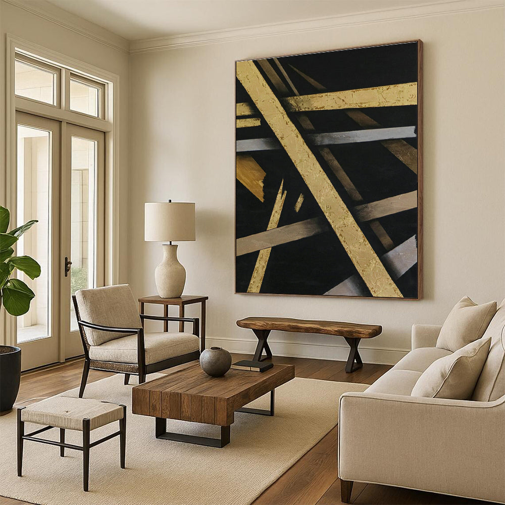 Vastly Extended Bespoke Abstract Canvas for Office & Hallway DLZ1101