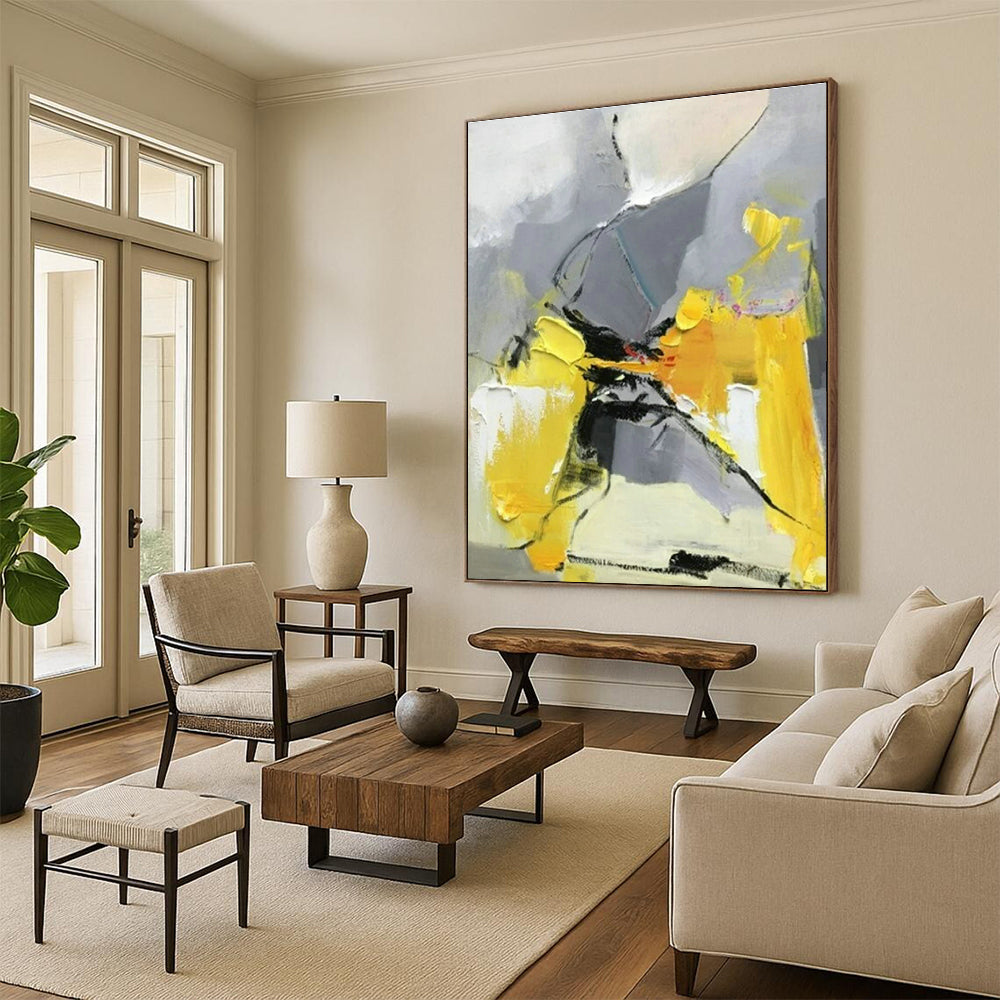 Hand-Crafted Abstract Wall Art for Bedroom and Office DLZ1459