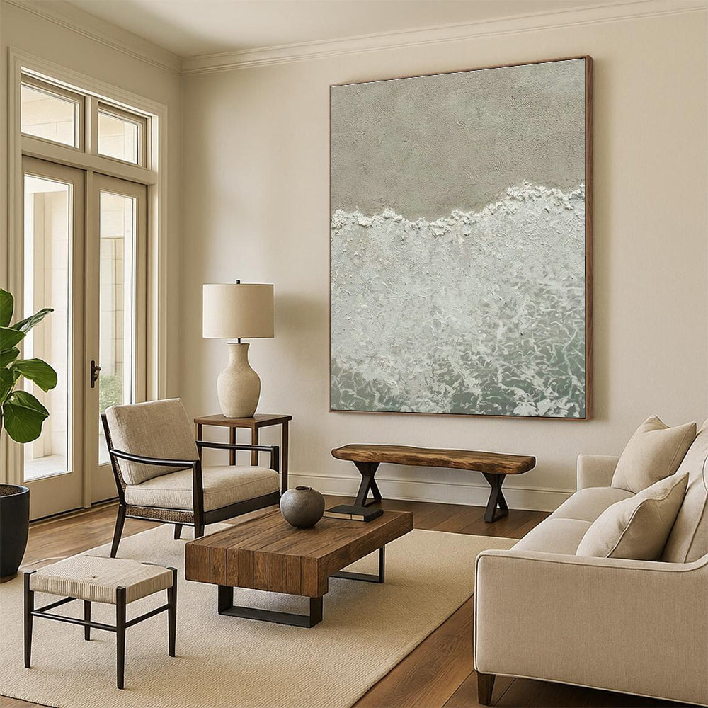 Custom - Made Extra Large Abstract Art for Living Room & Entryway DLZ1134