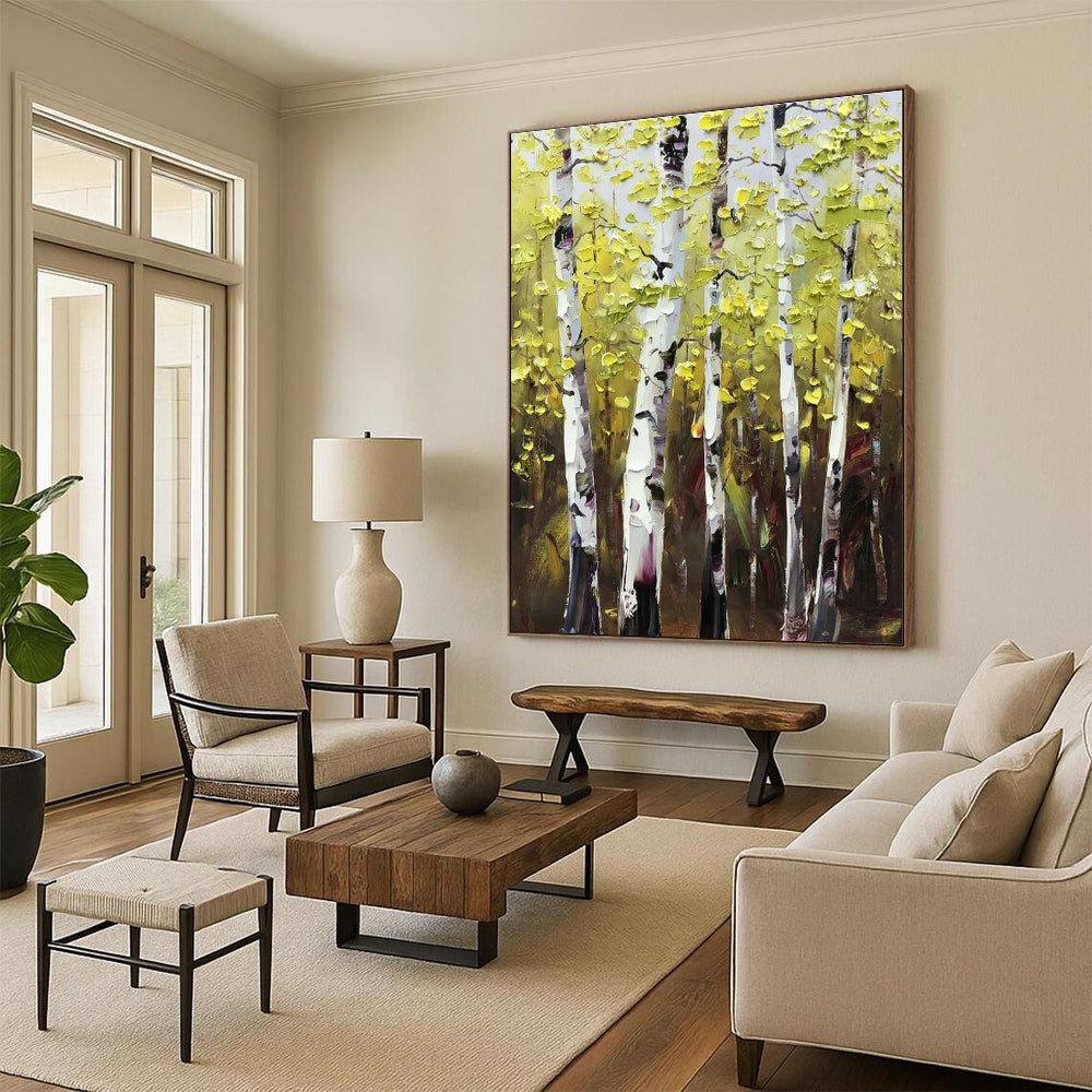 Extra-Large Handcrafted Abstract Painting for Office & Hallway DLZ1289