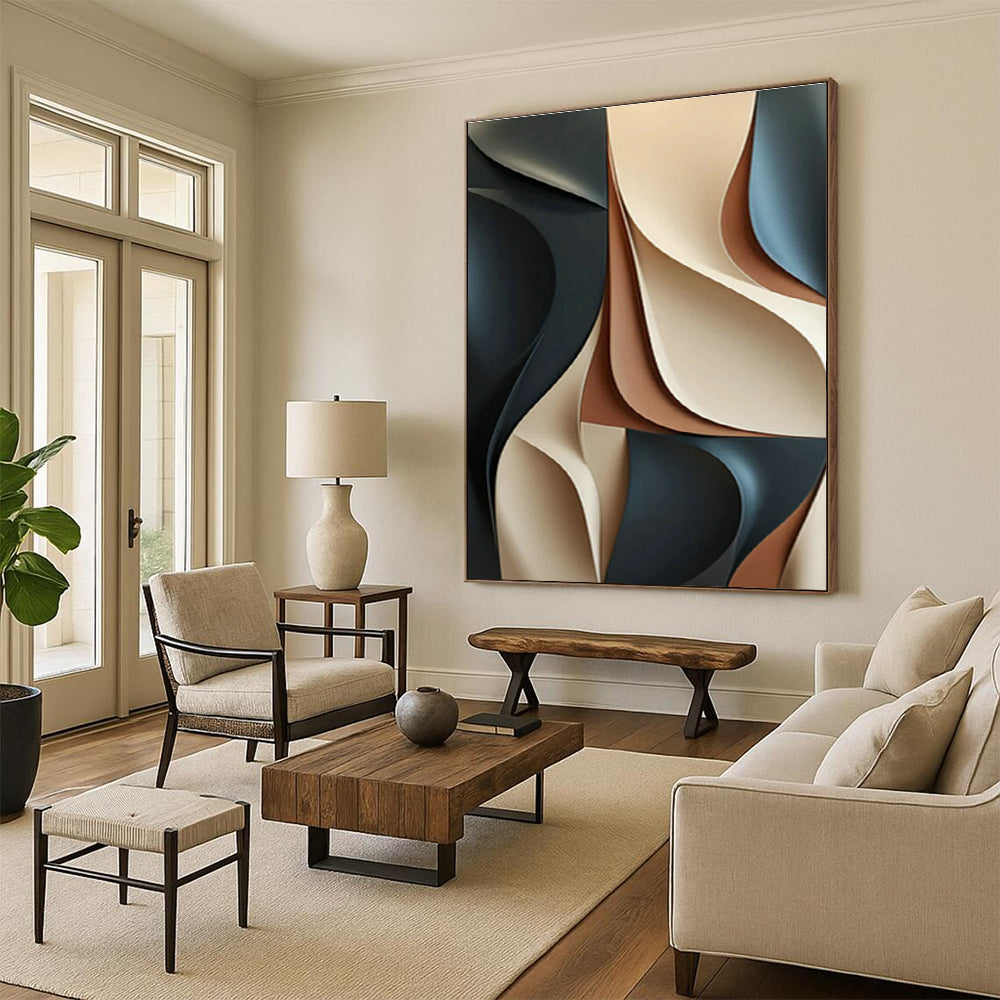 Vast Personalized Hand-Painted Abstract Artwork for Living Room & Hallway DLZ1030