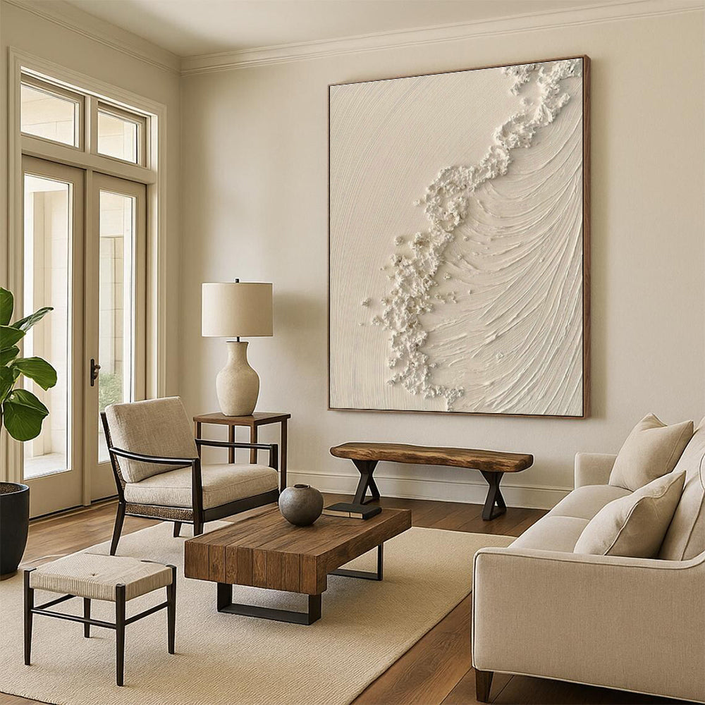 Hand-Crafted Abstract Wall Decor for Cottage Office and Living Room DLZ1526
