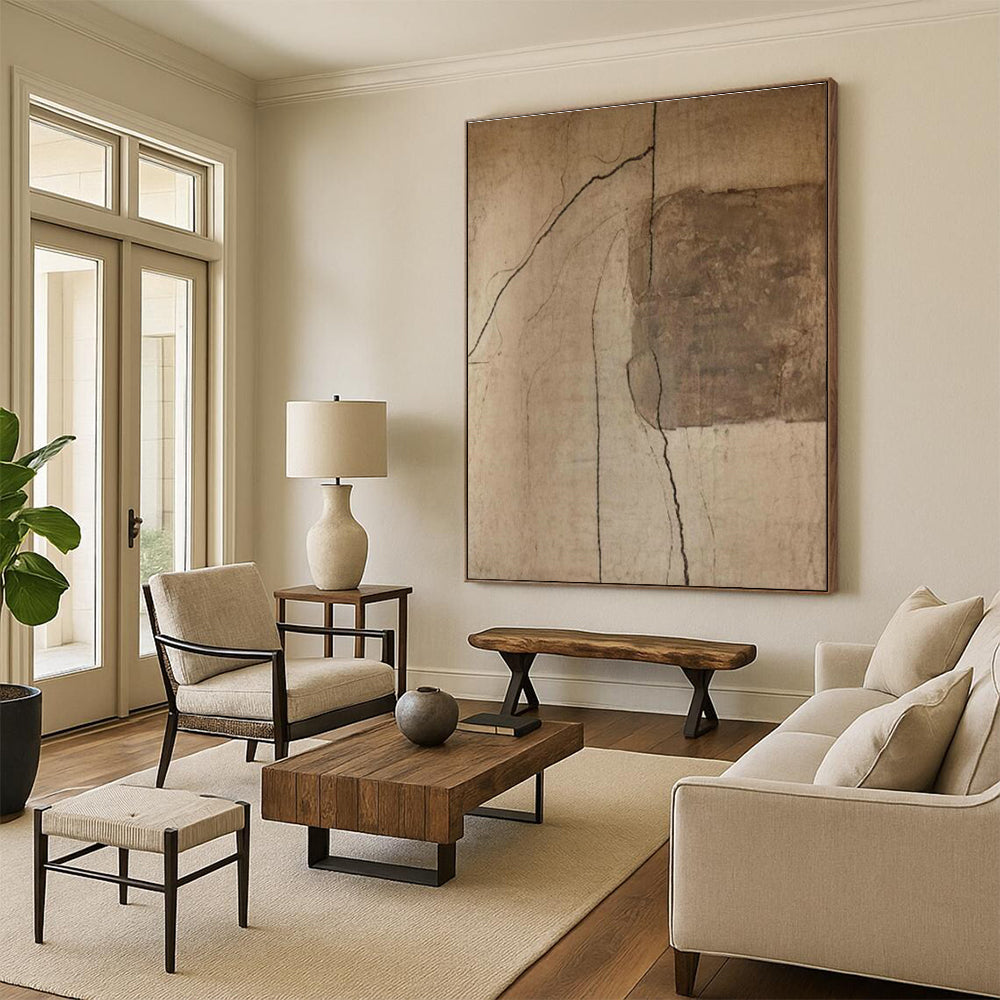 Custom Abstract Wall Decor for Living Room & Cottage Entryway DLZ2361