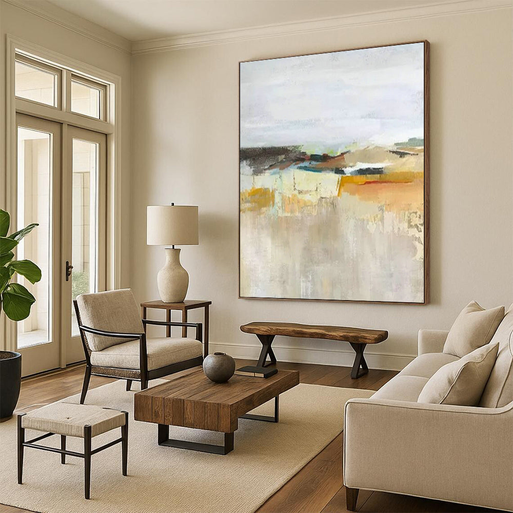 Handmade Abstract Wall Art for Bedroom and Living Room DLZ1823