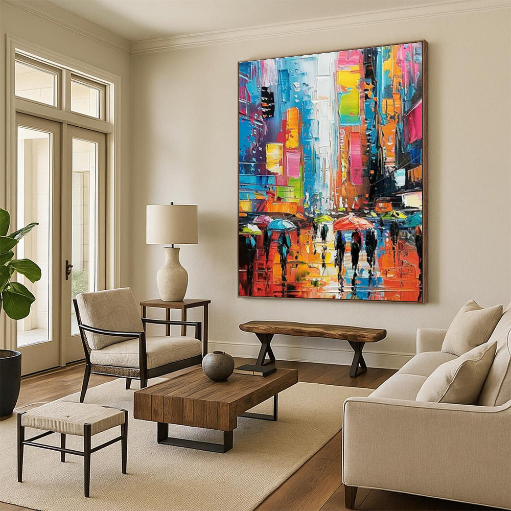 Customization of Large - sized Hand - Painted Abstract Paintings for Entryway, Showcase Artistic Elegance DLZ0362