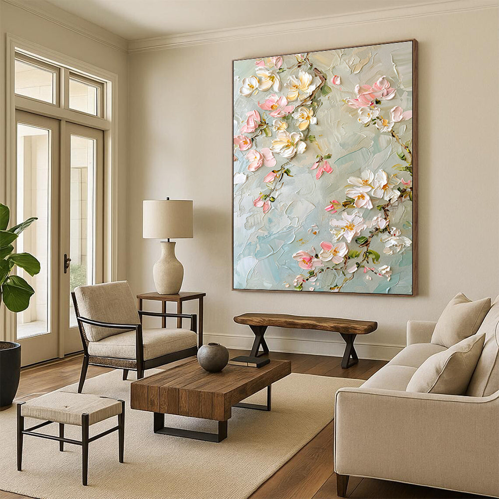 Tremendous Custom Abstract Paintings for Bedroom Balcony Railings & Office Rooftop Gardens DLZ0730