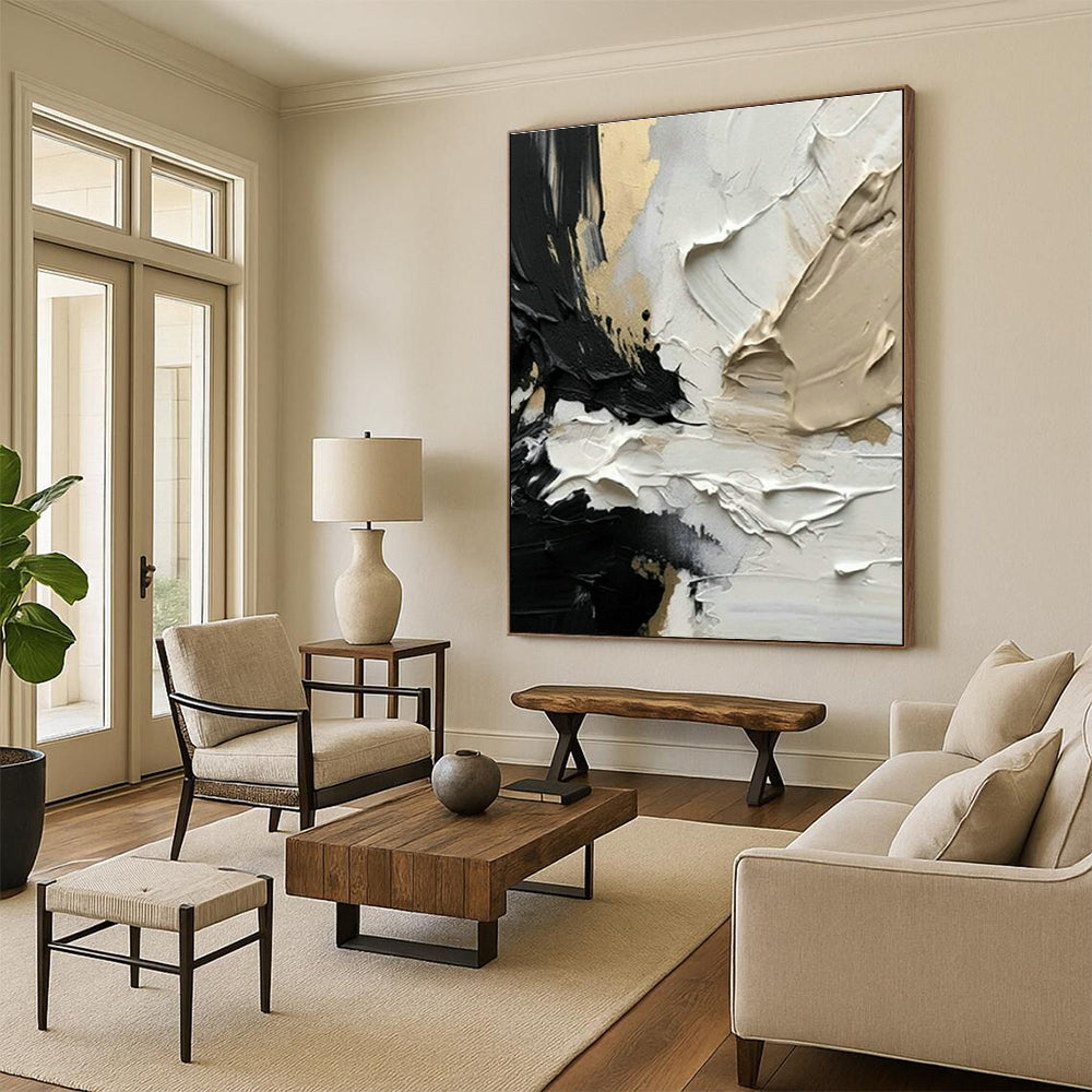 Original Hand-Painted Abstract Painting for Bedroom and Cottage Hallway DLZ1590