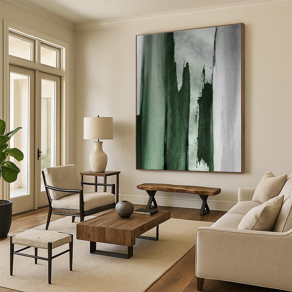 Extra-Large Custom Abstract Mural for Cottage Dining Room & Bedroom DLZ1223
