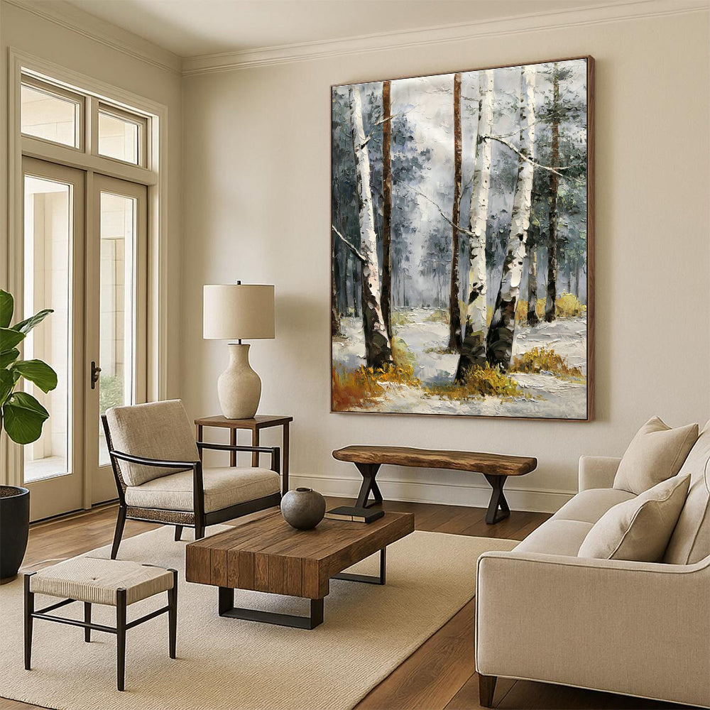 Hand-Painted Oversized Abstract Painting for Office & Hallway DLZ1283